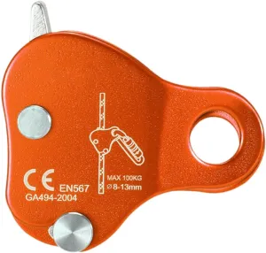 Rock Climbing Rope Grab Adjuster Lanyard Device Self Locking Belay Falling Arrester Protection for Arborist Caving Rappelling