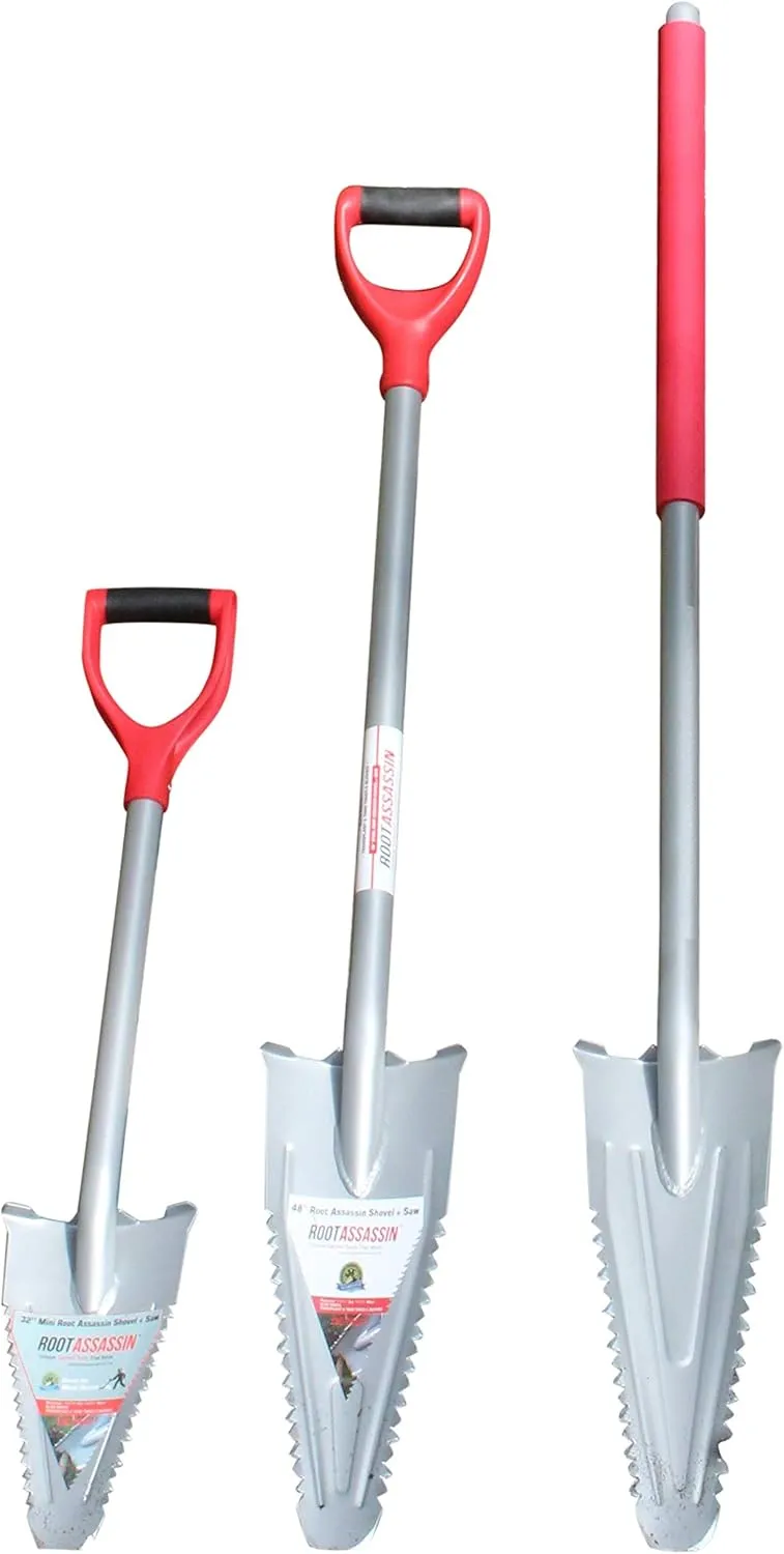 ROOT ASSASSIN RA-003 58-Inch Straight Shaft Carbon Steel Shovel