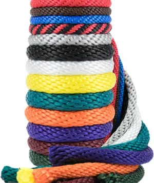 Rope and Cord Solid Braid Multifilament Polypropylene Rope – Choose from Diameters Between 1/4”, 5/16”, 3/8”, 1/2”, & 5/8”
