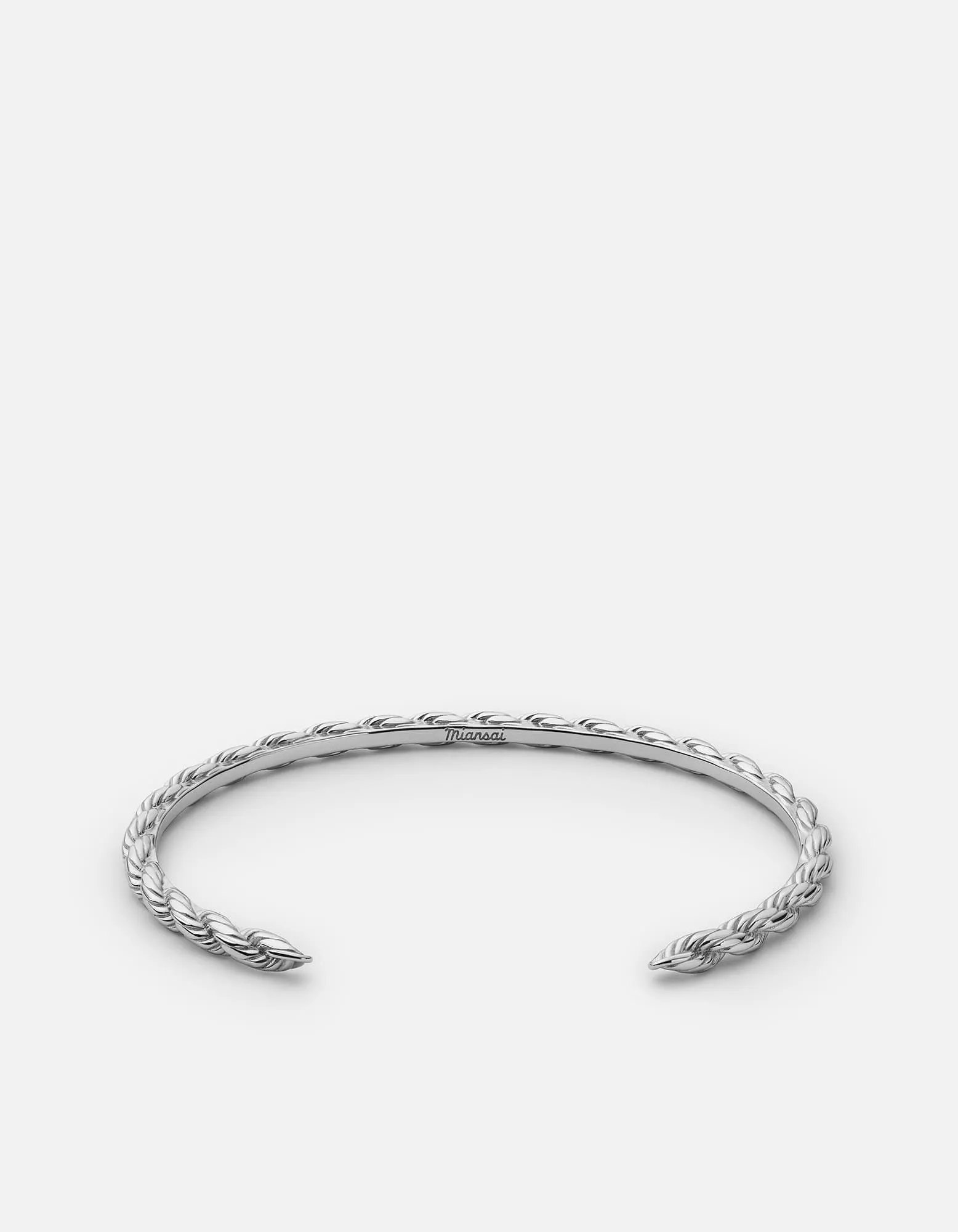 Rope Chain Cuff, Sterling Silver