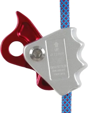Rope Grab, Adjustable Ascenders for Climbing Rope, Fall Protection Belay Device, Self-Locking Safety Clip Clamp for 9-13mm.