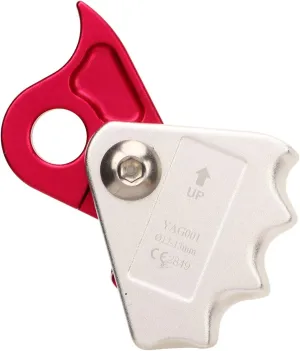 Rope Grab Ascender Rock Climbing Rope Grab Fall Rope Grab Device Rope Riser Adjuster Tool Aluminium Alloy Rock Accessory Rope Grab for 12 to 13mm Rope