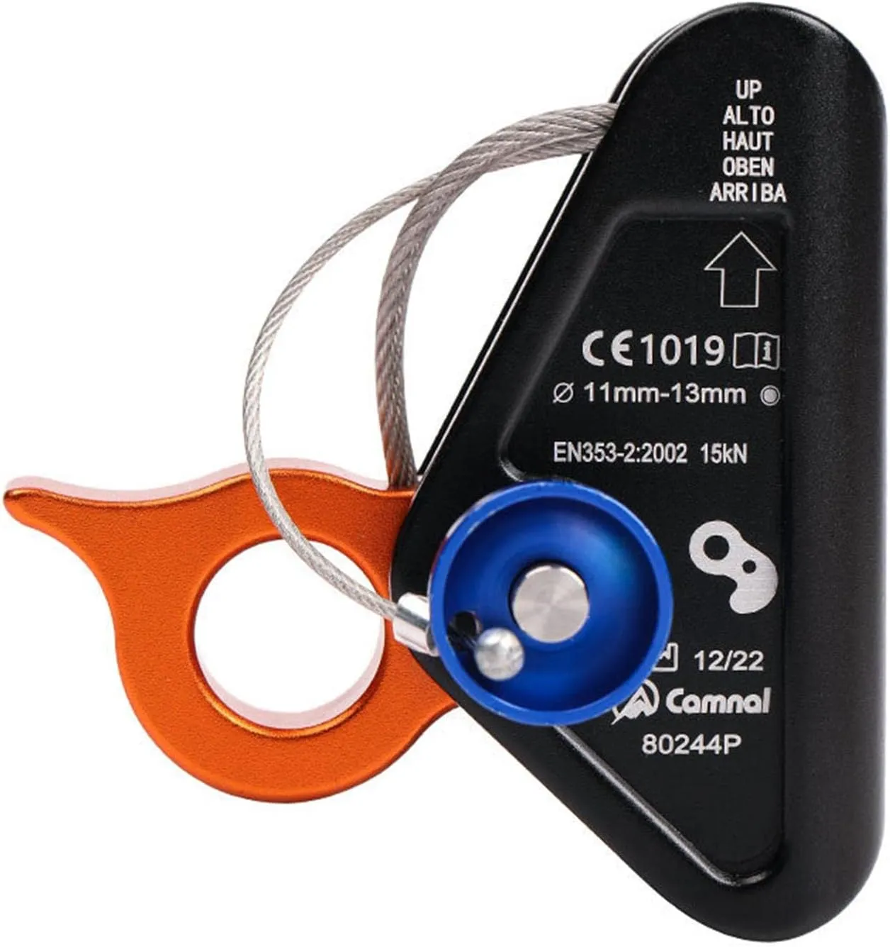 Rope Grab Belay Device Fall Protection Riser Adjuster High Strength Fits