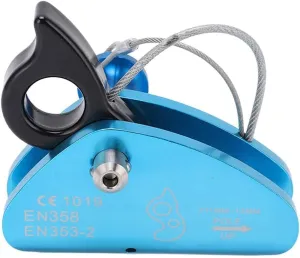 Rope Grab, Detachable Main Shaft Ascender, Rope Ascender, Self-Locking Fall Guardion Belay Device, Climbing Rope Safetyty Grab, Rope Climbing for Rock Climbing, Tree Climbing Gear