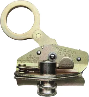 Rope Grab for Climbing, Ascender Fall Protection Device, Galvanized Carbon Steel Safety Gear, Fits 14-16Mm Ropes, Ideal for Rock Climbers, Tree Arborists, Rescue Operations