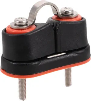 Rope Grip Cam Cleat Yacht Accessories Boat Accessories Metal Cable Clamp Stainless Steel Tightening Clamp Small Clamp Rope Clamps Climbing Rope Clamp Metal Mini Clamps Black Nylon
