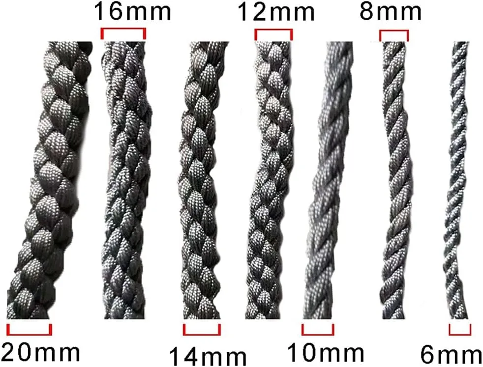 Rope Net Climbing Net for Kids Adult Playground Tree Nylon Play Giant Mesh Heavy Duty Cargo Toddler Climbing Climb Net Netting Nets for Adults Outdoor Swing Set Swingset Ladder Toys Grid 10cm (Color