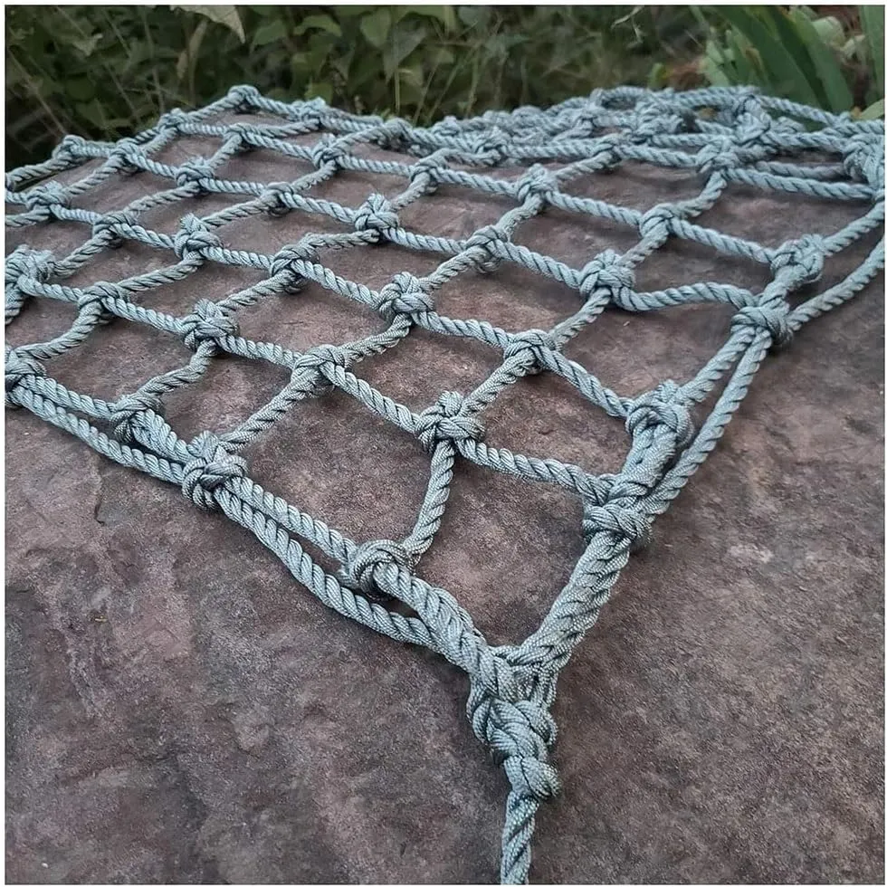 Rope Netting Climbing Anti-Wear Nylon Climbing Kids Adults Climb Net For Kids Adult Rock Playground Tree Net Outdoor Nets For Mesh Indoor Woven Rope Outdoor Net Decking Rope Net(10mm-10cm,2X3m/6.6X9.8