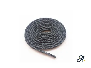 Rope Reflective Laces- Black
