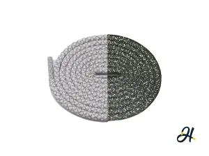 Rope Reflective Laces- White/Grey