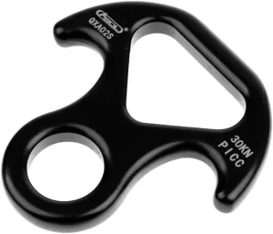 Safety 30KN Mountaineering Climbing Figure 8 Rope Descender Ring Belay Device for Outdoor Sport Rope Rescue Rock Downhill - 2 Colors Black