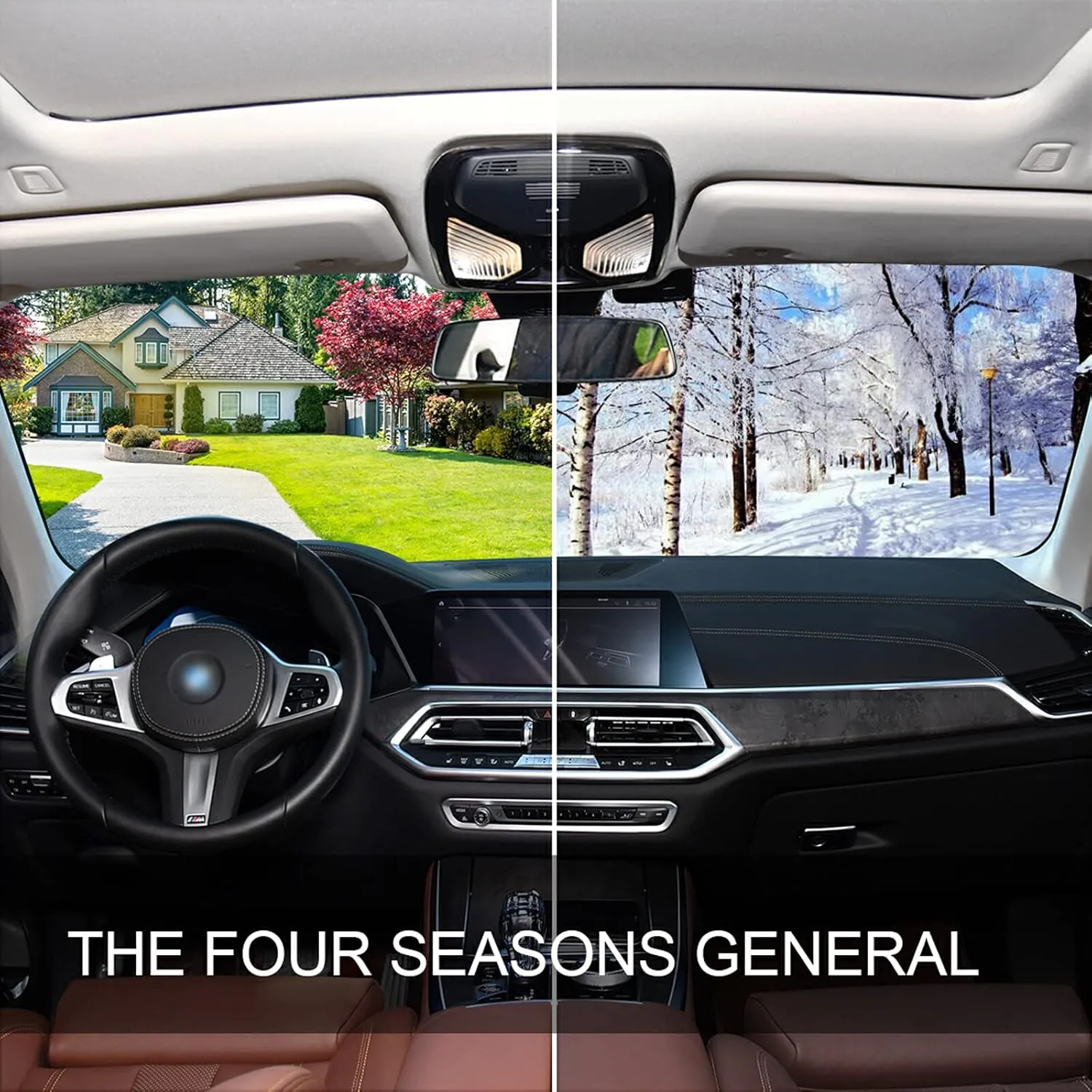 Sea Turtle Starfish Car Windshield Sun Shade Ocean Tortoise Sunshade Car Shield Shade Visor Cover Reflective Block UV Rays Protector Keep Your Vehicle Cool Foldable for Car Truck SUV L