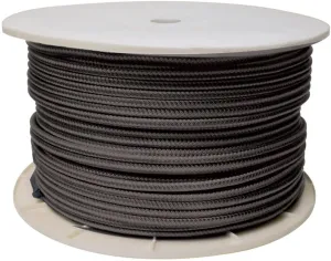 Seachoice Double Braid Nylon Rope Spool, 3/8 in. x 600 ft, Black