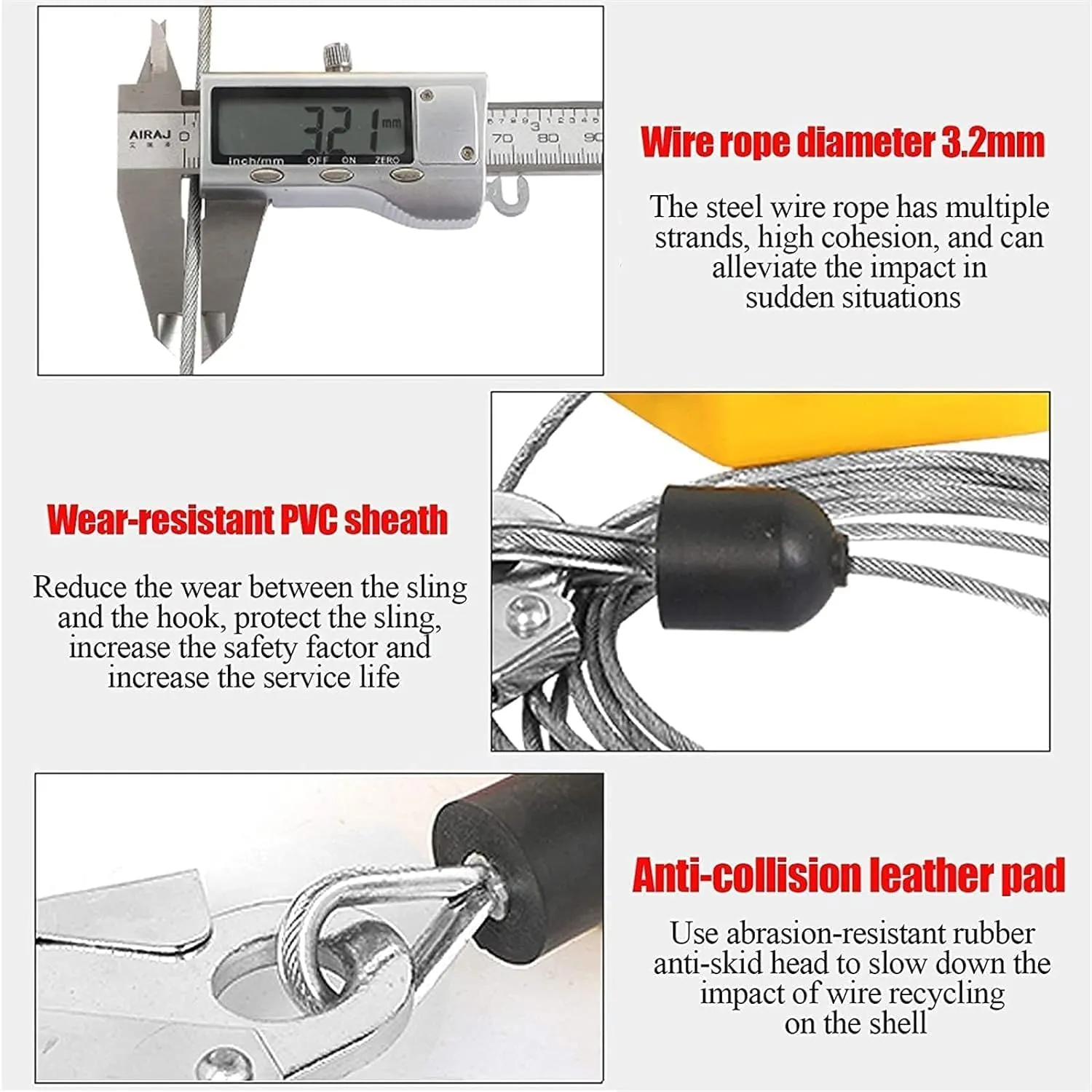 Self Retracting Lifeline Retractable Lanyard Fall Protection Auto Belay Device for Roof Construction and Tree House Construction (Size : 40m)