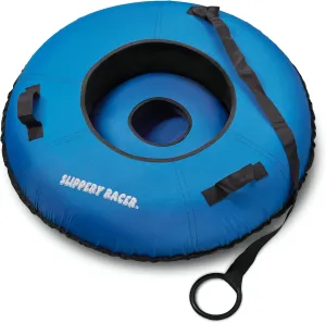 Slippery Racer Heavy Duty Commercial Snow Tube, Hard Bottom, Cushion Insert, Canvass Cover-42”