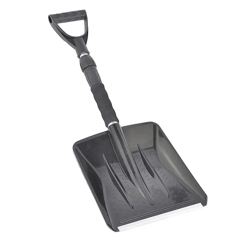 Snow Shovel, Collapsible Utility Shovel 3 Piece Design, Lightweight Portable Car Emergency Shovel Snow Mud Removal Tool
