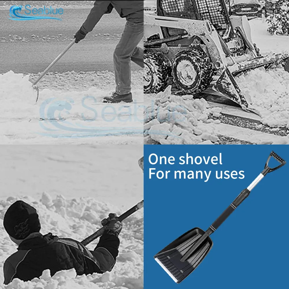 Snow Shovel Multifunctional Winter Car Accessories Removable Retractable Snow Shovel for Outdoor Garden Beach Car Trucks
