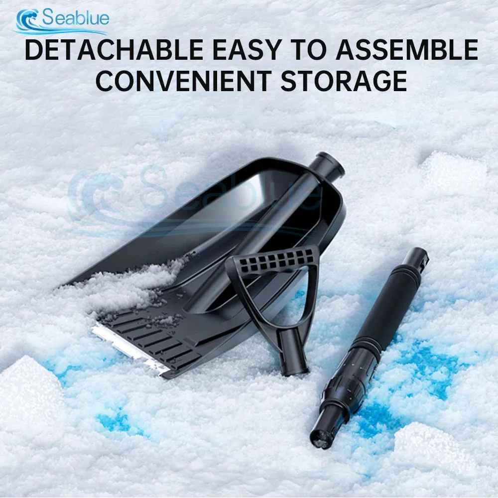 Snow Shovel Multifunctional Winter Car Accessories Removable Retractable Snow Shovel for Outdoor Garden Beach Car Trucks