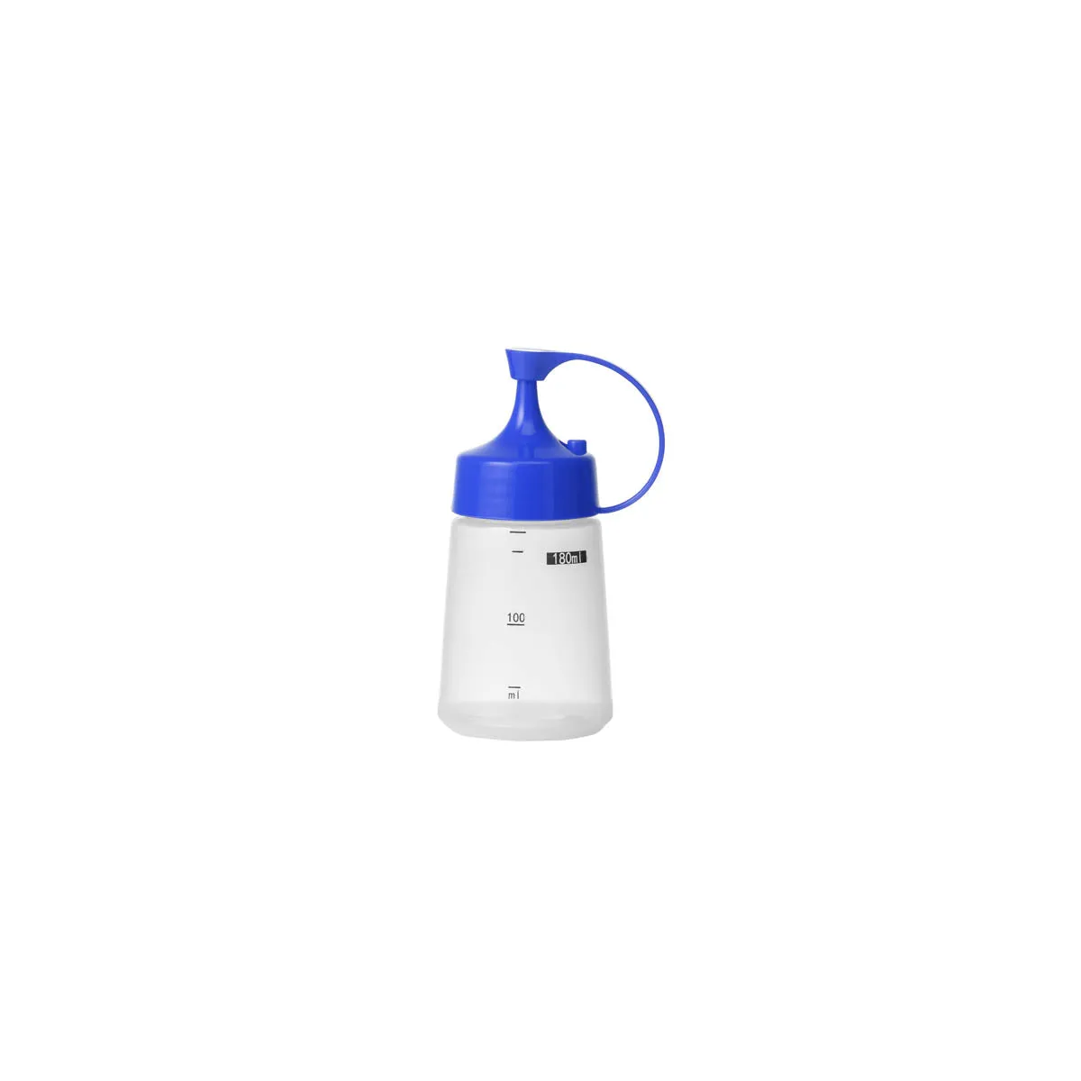 Soft Squeeze Bottle w/ Blue Cap 180ml