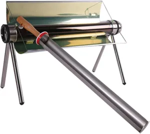 Solar Oven Portable Oven-1.5L Large Capacity Solar Cooker Outdoor Oven & Solar Powered Camping Grill for 3-5 People BBQ Oven Cooker Compact Camping Cookware & Survival Gear for Backpacking Hiking