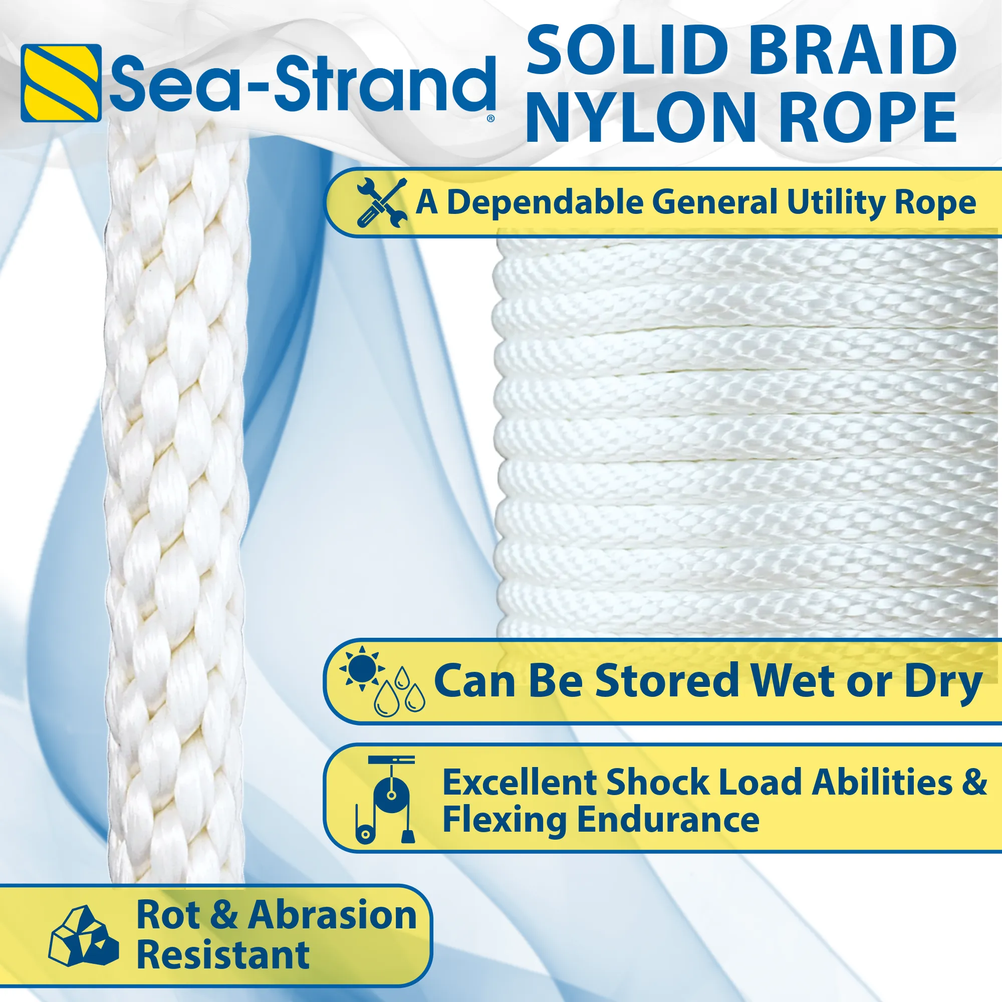Solid Braid Nylon Rope