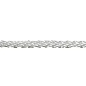 Solid Braided Nylon Rope - 3/16" x 500', White