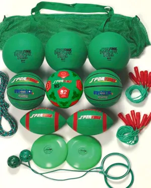 Sportime Recess Pack, Green, Grade 3, Set of 20