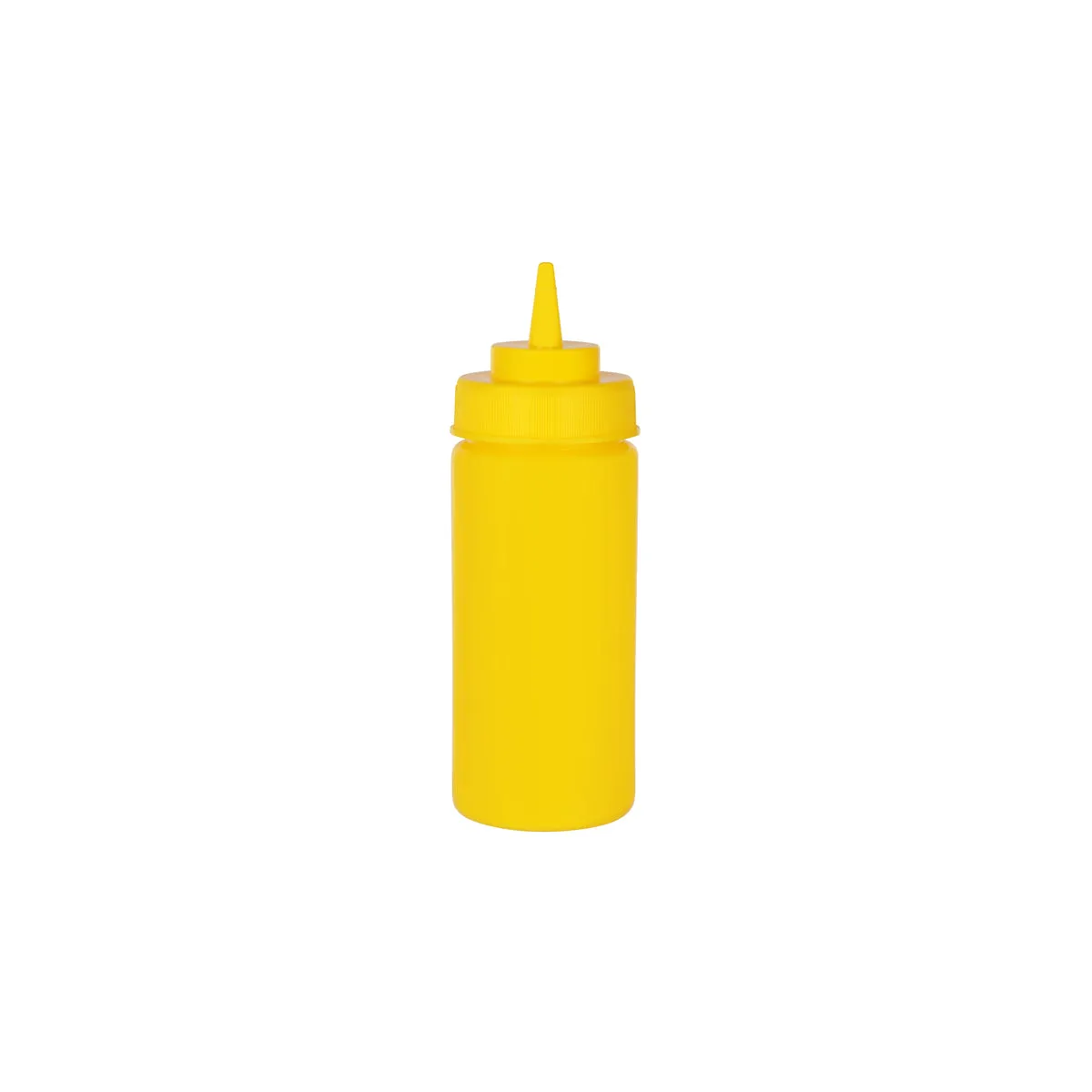 Squeeze Bottle Wide Mouth Yellow 480ml