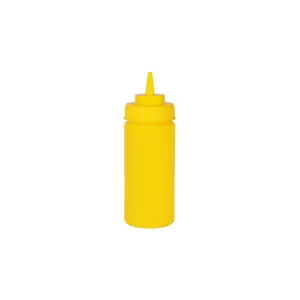 Squeeze Bottle Wide Mouth Yellow 480ml