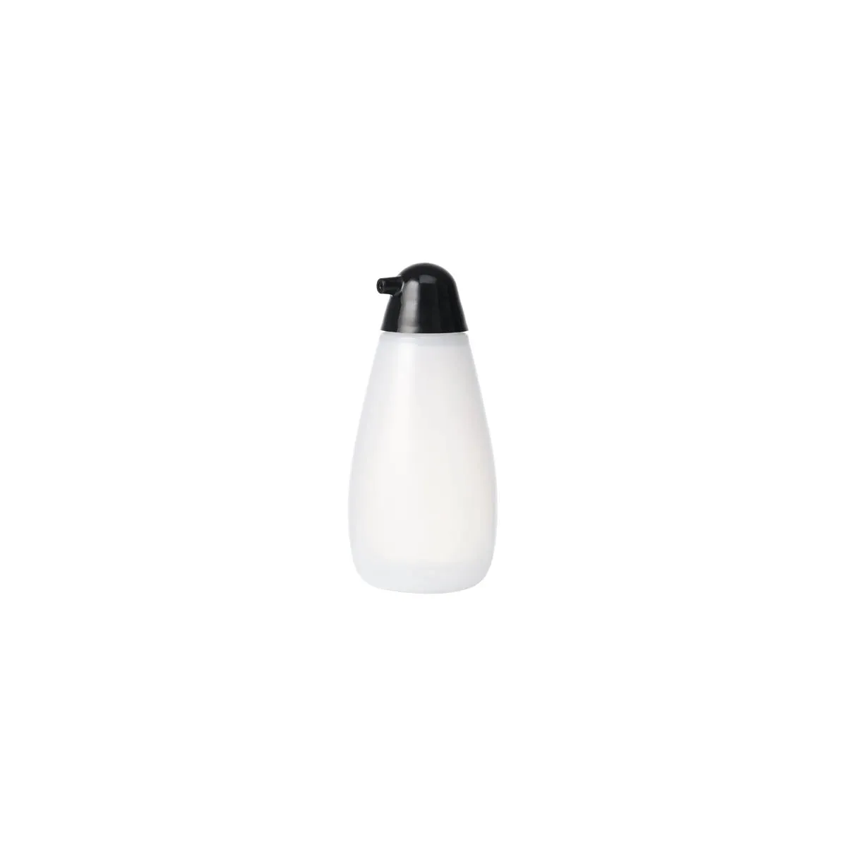 Squeeze Bottle w/Oil Pourer w/ Black Cap 200ml