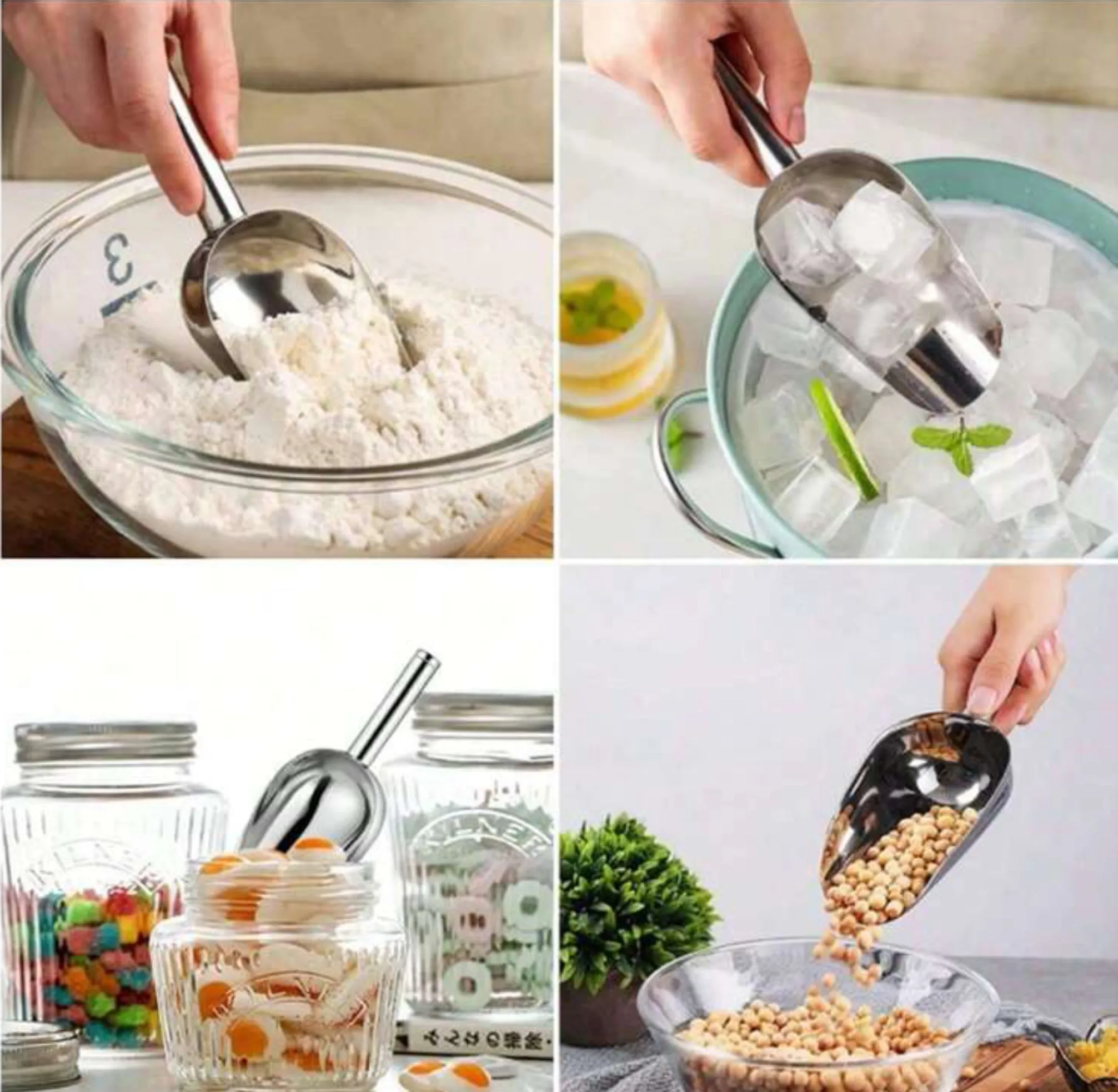 Stainless Steel Multi-Purpose Kitchen Shovel/Scoop