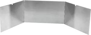 Stainless Steel Outdoor Stove Windshield Wind for Stove Camping Windscreen Round Fire Pit Cover Cooking Windscreen