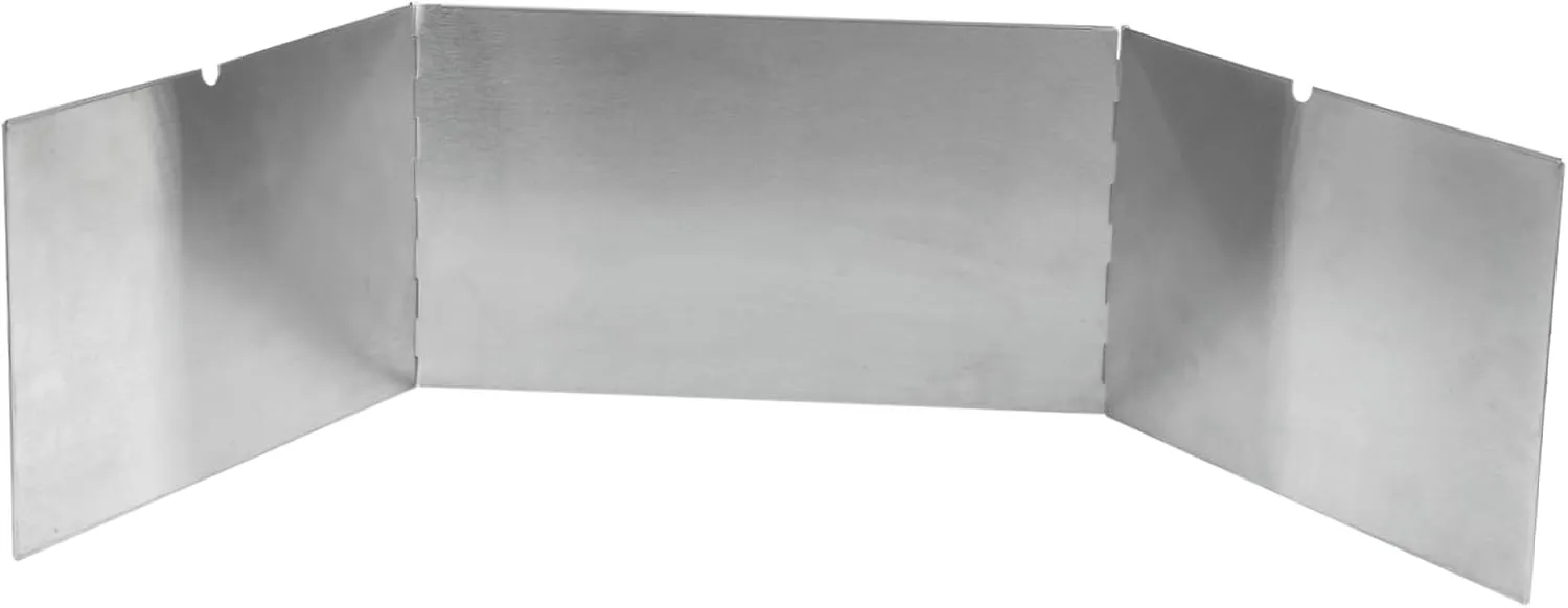 Stainless Steel Outdoor Stove Windshield Wind for Stove Camping Windscreen Round Fire Pit Cover Cooking Windscreen