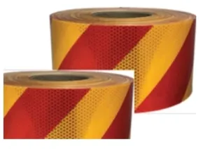 STYLUS HIP-4100 CLASS 1 REFLECTIVE DIRECTIONAL CHEVRON TAPE-SELF ADHESIVE-150MM X 1M