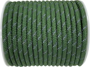 Sutekus 5/16" Accessory Cord Rope High Strength Utility Paracord 8mm Reflective Paracord Hiking Fishing Climbing Packaging 130FT (7mm Green)