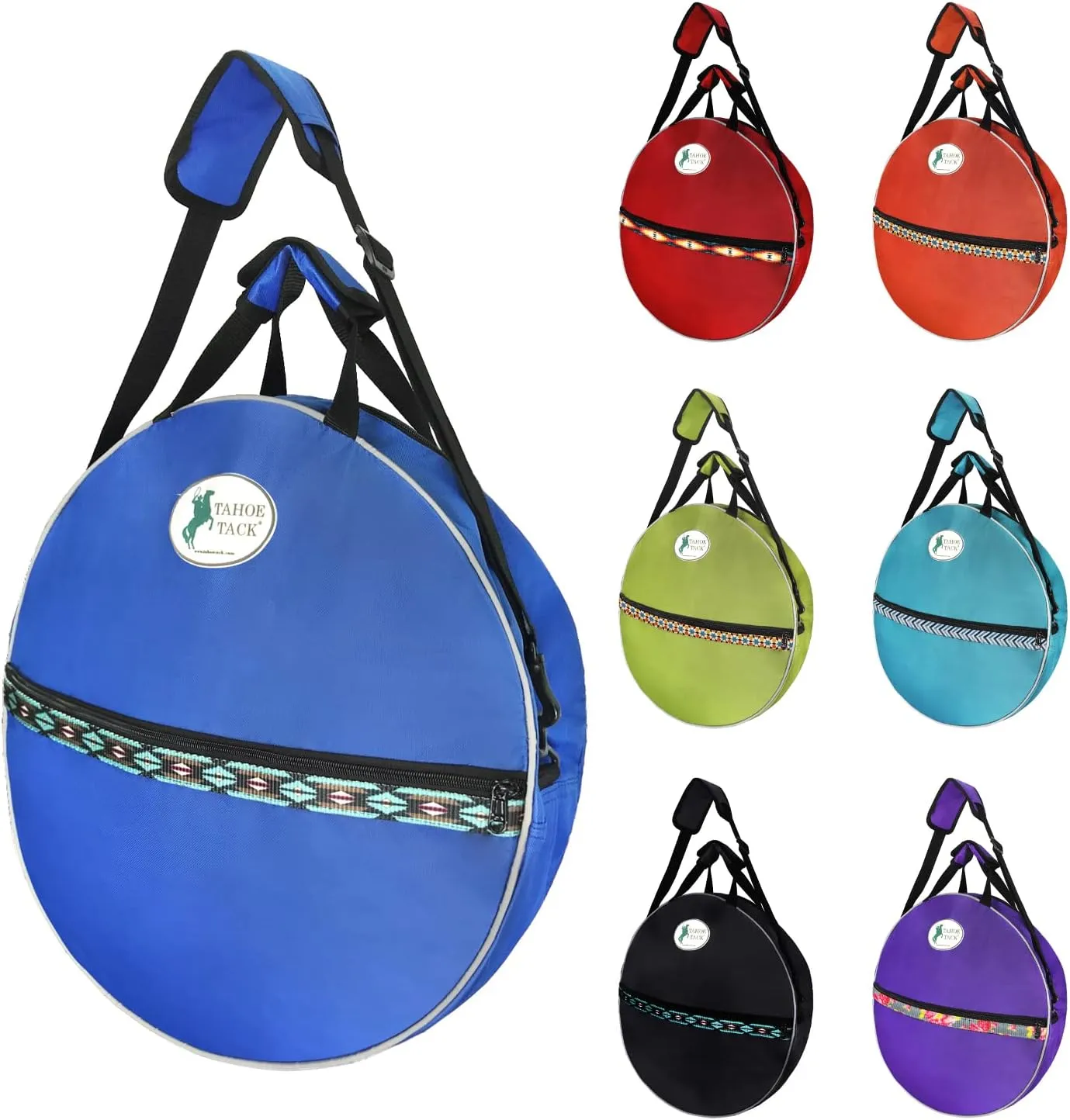 Tahoe Horse and Calf Roping 3 Ropes Carry Bag Custom Designed with Reflective and Overlay Trims Tack