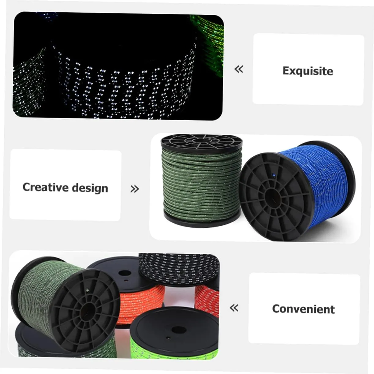 Tent Reflective Rope Inflatable Tent Camping Tarp Tent Cord Outdoor Supplies Ratchet Up Tents for