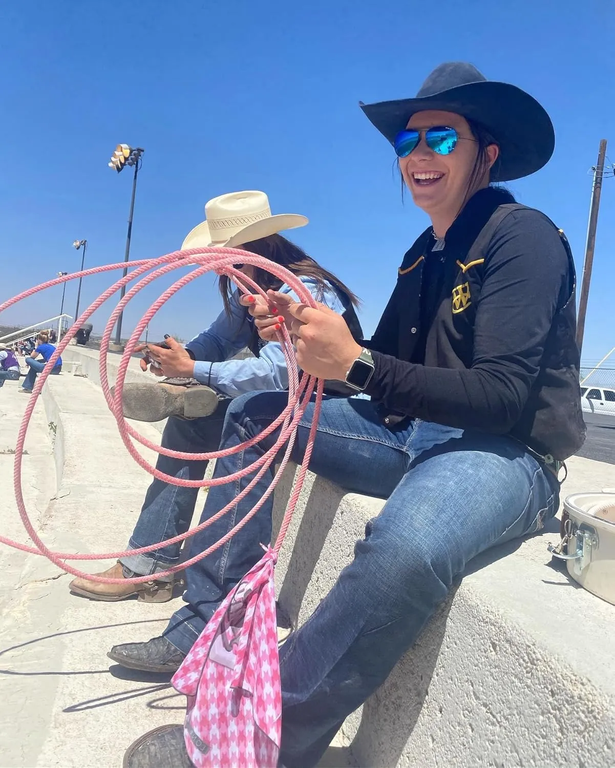The Lone Star Pink Caddy Breakaway Rope