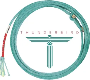The Lone Star Thunderbird Heel Rope, Blue/Green Team Rope