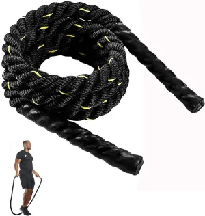 TONYKO Heavy Jump Rope Weighted Jump Rope for Men Women Total Body Workouts Power Training Improve Strength Building Muscle