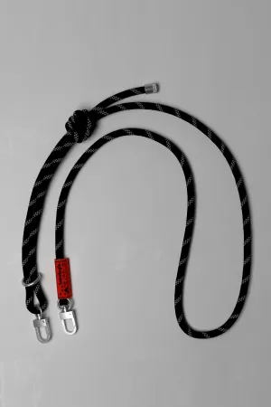TOPOLOGIE WARES STRAPS 8.0MM ROPE STRAP BLACK REFLECTIVE