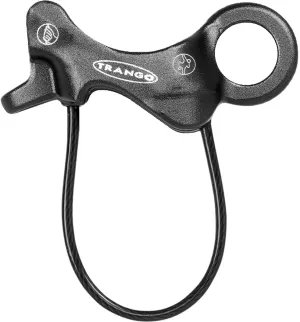 TRANGO Aries Belay Device (Black, 7.5-11mm Ropes) | Rock Climbing, Rappelling Protection