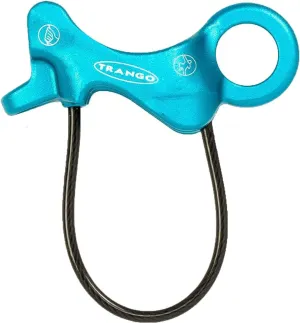 TRANGO Aries Belay Device (Blue, 7.5-11mm Ropes) | Rock Climbing, Rappelling Protection