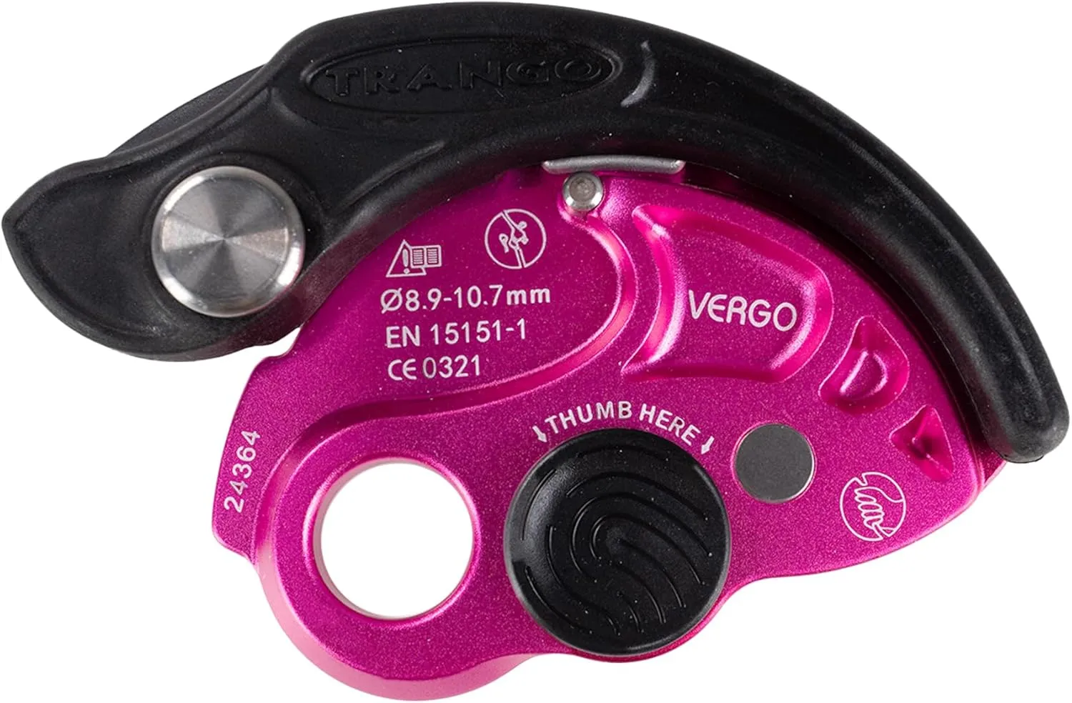 TRANGO Vergo | Assisted Braking Belay Device for Climbing - Lead & Top Belay