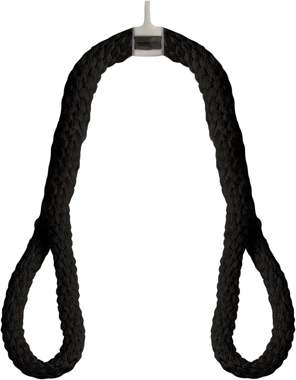 Tricep Rope 39 Inches Tricep Rope Cable Attachment – Tricep Pull Down Rope for Cable Machine, Easy to Grip & Non-Slip Cable Attachment for Gym Workout Exercise