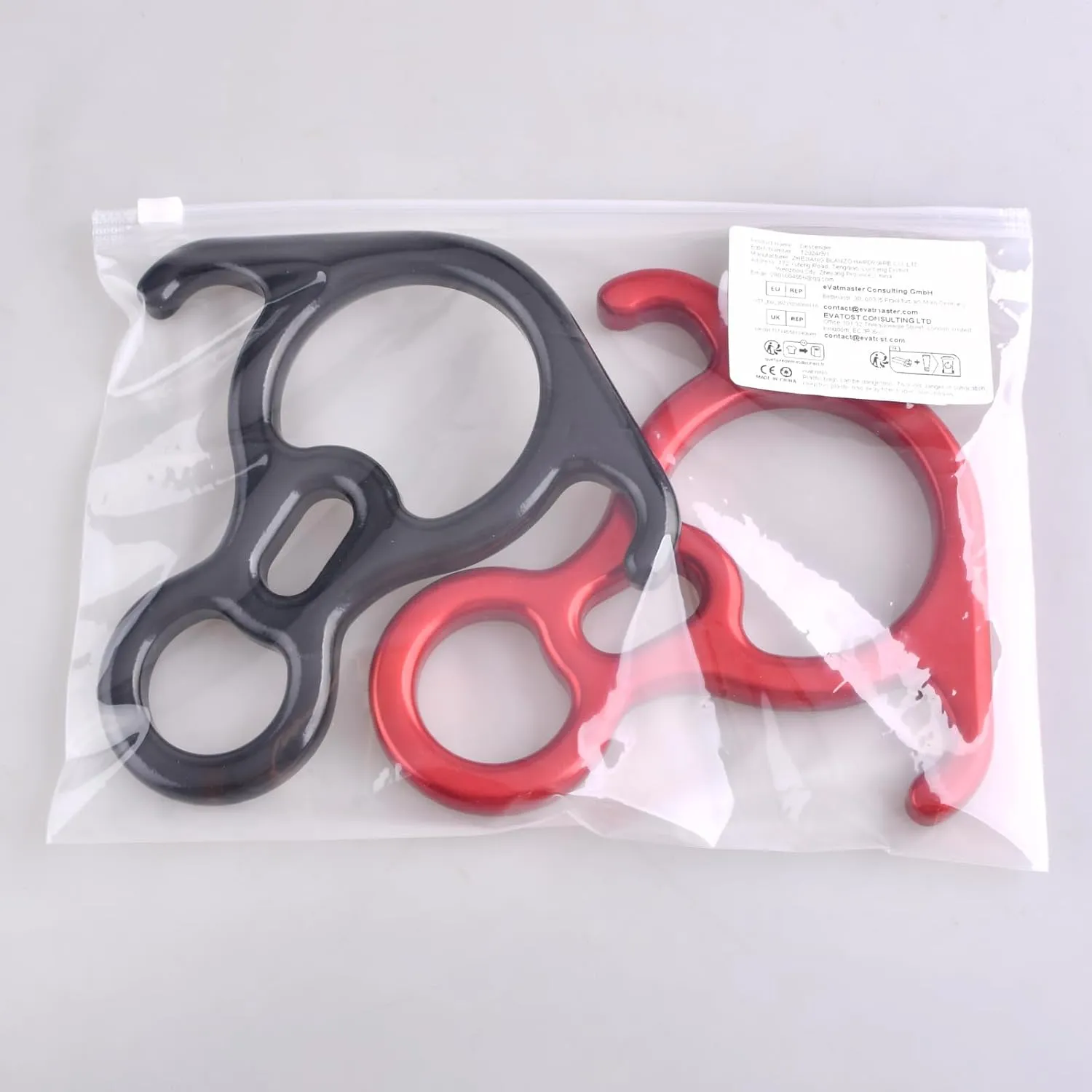 TRIWONDER Rescue Figure 8 Descender, 35kN 50kN Aluminum Rappelling Belay Gear Climbing Rigging Plate Downhill Equipment Heavy Duty