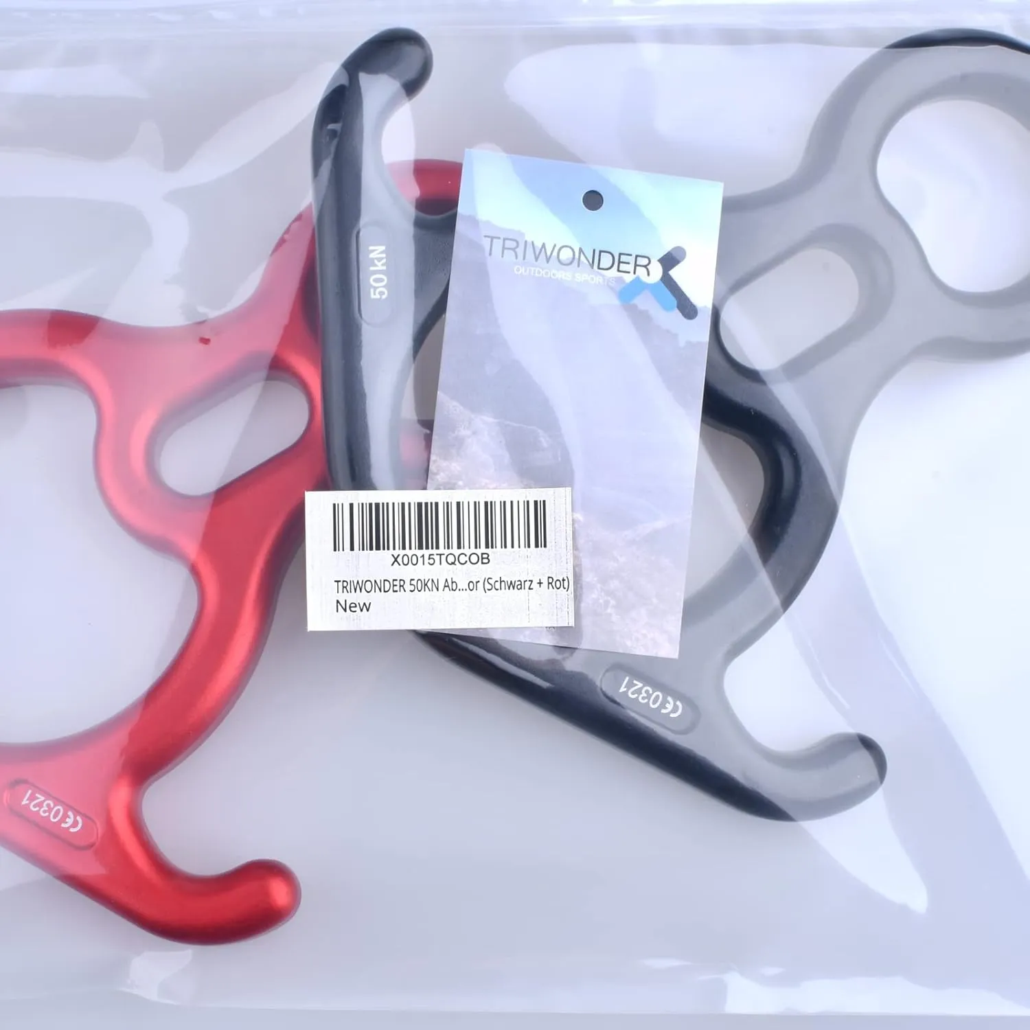 TRIWONDER Rescue Figure 8 Descender, 35kN 50kN Aluminum Rappelling Belay Gear Climbing Rigging Plate Downhill Equipment Heavy Duty
