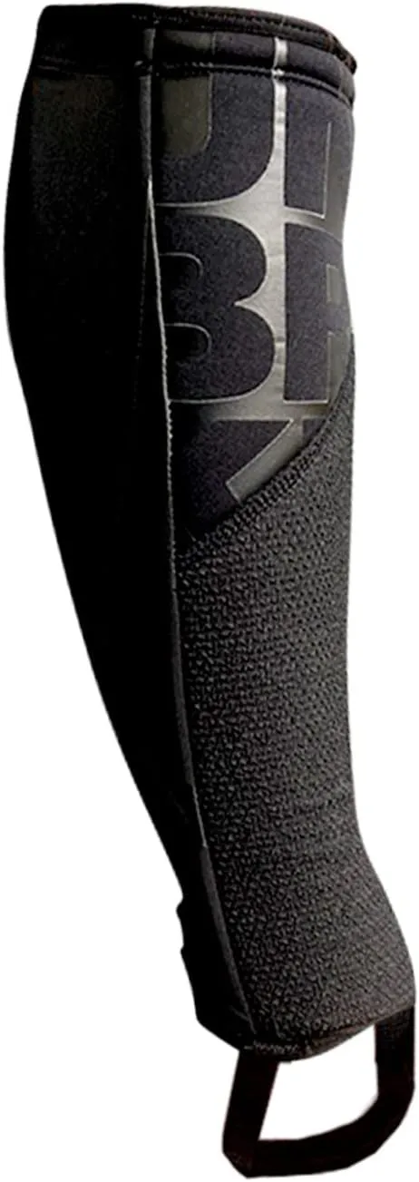 Unbrokenshop.com UNBROKENSHOP Shin Sleeves Pro Black 7mm Neoprene, Weightlifting, Deadlift, Rope Climb, Box Jumps for Men and Women, Single
