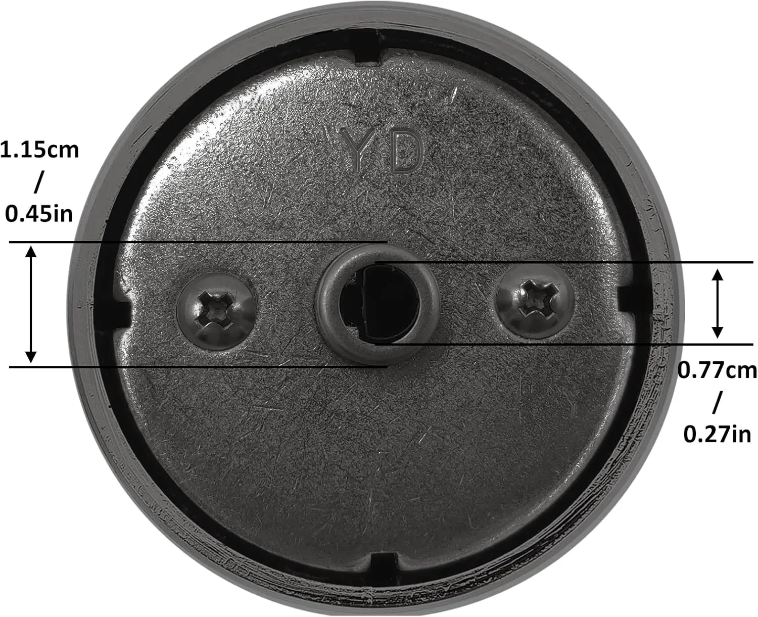 Upgraded Samsung Stove Knobs - Black Stainless Steel, Gas Stove & Oven Knobs Replacements (5Pack) Compatible with NX58M6850SG, NX58J7750SG, NX58J5600SG, NX58K7850SG