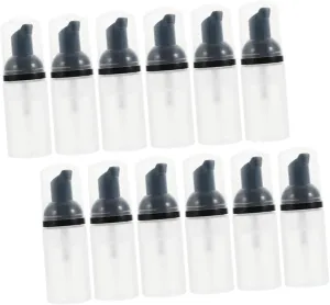 VICASKY 15PCS Travel Foaming Pump Dispenser Empty Foaming Bottles for Hand Soap and Cosmetics for Gym Bag Shower Use Durable and Easy to Use